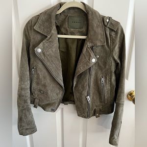 Olive BlankNYC Faux Suede Jacket